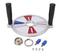 Support de machine de coupe pour le travail du bois, support de perçage multifonctionnel, support de positionnement de fente en alliage d'aluminium avec broches de positionnement, vis, bague pour