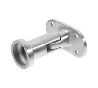Support de Main Courante Argenté pour Escaliers en Acier Inoxydable | Fixation Robuste pour Rampes Extérieures, Installation Rapide, Adaptée aux Garde-corps et Escaliers Modernes Résidentiels
