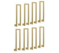 Support de main courante de sécurité d'escalier - Balustres en fer métallique pour garde-corps intérieur, marches en bois, plateformes de grenier, installation latérale incluse