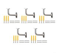 Support de main courante d'escalier avec vis, fabriqué en acier inoxydable 201 pour fournir un support mural solide pour les mains courantes et les tiges de balai (A)