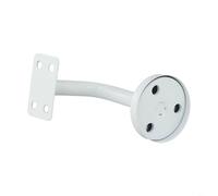 Support de main courante d'escalier en acier inoxydable - Finition blanche - Facile à installer - Ajustement sécurisé - 60 x 60 x 80 mm - Pour intérieur ou maison ou escalier commercial (60 x 80 mm)