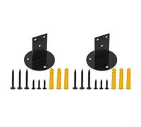 Support de main courante d'escalier | Support mural en acier inoxydable | Pour marches intérieures et extérieures, balcons, jardins | Noir