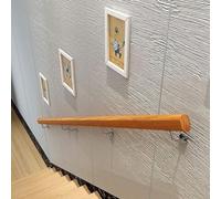 Support de main courante en acier inoxydable pour montage mural, support fiable pour banister et balustrade, support de balai pour rails d'escalier (60 x 60 mm)