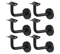 Support de main courante, support mural en acier inoxydable, support mural pour rampe d'escalier, connecteur de balustrade, support de fixation pour poteau