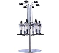 Support de majordome de barre à fond plat verseur à Six têtes, optique Solo, spiritueux, vin, bière, bouteille d'alcool, support de boissons