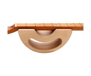 Support de manche de guitare - Repose-pied en bois de hêtre massif, support d'instruments électriques acoustiques, bloc de hauteur ergonomique | Installation de poste de travail luthier protecteur