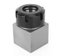 Support de Mandrin de Bloc de Pince ER32, Pince de Serrage ER32, Bloc de Pince, Acier à Outils trempé de Haute qualité, Trou Traversant, pour Machine de Gravure de