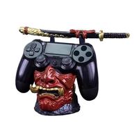 Support de manette de jeu - Support de prise avec étagère pour manette de jeu, décoration pour chambre de jeu, accessoires de bureau pour chambre d'enfant, table de chevet