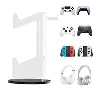 Support de manette en acrylique - Support de téléphone, support de casque Gaminng | Support d'accessoires Sub Zero Gaminng à 2 niveaux en acrylique universel pour homme