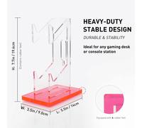 Support de manette XiHAMA à 2 niveaux en acrylique - Support universel pour Xbox Series X/S, PS5, PS4, Switch Pro et plus encore