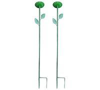 Support de mangeoire à oiseaux, en dehors du support de mangeoire pour oiseaux - Barres de nourriture de jardin dans le sol - observateur d'oiseaux sauvages résistant aux écureuils pour l'extérieur