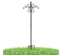 Support de mangeoire pour oiseaux - Support de charge pour cour sauvage - Observation de la station de suspension - Kit de poteau pour oiseaux sauvages - Pour la cour de jardin en plein air
