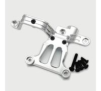 Support de manivelle de direction en aluminium argenté pour Traxxas X-Maxx XMAXX 7746