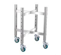 Support de marmite en acier inoxydable, chariot de cuisine robuste pour restaurant, bar et hôtel