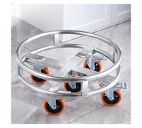 Support de marmite robuste en acier inoxydable sur roulettes - Chariot mobile pour solutions de rangement de cuisine à haute capacité de charge
