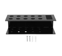 Support de marqueur mural en acrylique Transparent, 10 emplacements pour stylos et 1 gomme, organisateur de marqueurs pour tableau blanc, école (Noire)