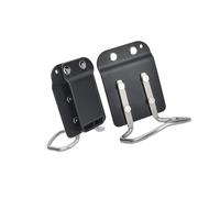 Support de marteau en acier avec clip de verrouillage pour ceintures de toiture sécurise les outils de 453,6 à 907,2 g et une prise en main adaptée aux gants