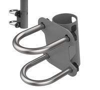 Support de mât d'antenne - Support d'antenne en U en acier inoxydable, support de montage d'antenne en acier inoxydable robuste | Accessoires WiFi extérieur support Internet pour caravane, camping-car