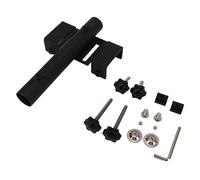 Support de mât de drapeau de camion, support de mât de drapeau universel en acier avec support ferme pour la plupart des camionnettes, installation facile noir