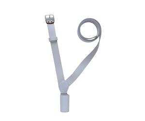 Support de mât de drapeau en cuir blanc, sangle d'épaule gauche et droite pour porte-drapeau, bande de marche de cérémonie, garde d'honneur, sangle réglable en cuir véritable, blanc, taille unique