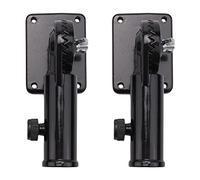 Support de Mât de RéGlable Multifonctionnel 2 en 1 Support de Tout Temps en Robuste RéSistant au Vent (Noir)