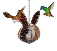 Support de Matériel de nid d'oiseau,Résistant Aux Intempéries Et Remplissable | Colibri Nichoirs et Nichoirs à oiseaux,Pour Jardin Patio Jardin Printemps Oiseau Cage Moineaux Seins Rouges Chanteurs