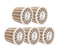 Support de matériel de nidification pour oiseaux avec jute naturelle et coton, fournitures nidification douces pour canaris, pinsons, perruches - Comprend un cadre, 5 pièces matériel - Canari