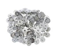 Support de mèche de Bougie, 500 Supports mèche Bougie, Support en métal 12, 5 mm x 4 mm, Base Robuste, Pince Base mèches Bricolage, mèches pour fabriquer des Bougies