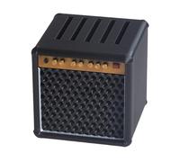 Support de médiator de guitare de style vintage - Étui portable pour les amateurs de guitare acoustique, Noir
