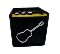Support de médiator de guitare en résine, petit étui décoratif pour médiators de guitare, boîte de rangement pour médiators de guitare rétro, cadeau pour musiciens et joueurs de guitare, Attribut