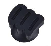 Support de médiator de guitare, médiator en caoutchouc avec ventouse d'adsorption, manchon anti-perte à fixer sur la tête pour guitare, basse, ukulélé, accessoire portable noir