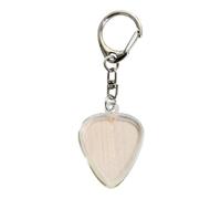 Support de médiator de guitare transparent, étui de rangement transparent pour médiators de guitare, porte-clés, accessoires d'instruments de musique, pour spectacles, salles de classe, maison, voyage