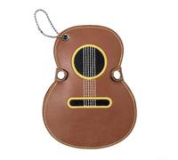 Support de médiator personnalisable conçu pour les musiciens, avec un espace pour 17 médiators (marron)