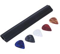 Support de médiators pour guitare, clip de serrage, caoutchouc noir, 5 pièces, pick-up, accessoires pour instruments de musique