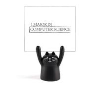 Support de mémo avec citation I Major in Computer Science Chat Noir Dessin animé Décoration