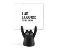 Support de mémo avec motif chat noir I Am Handsome in The Dream