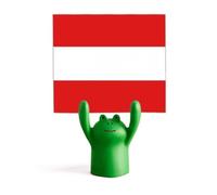 Support de mémo drapeau national de l'Autriche Union européenne - Motif grenouille