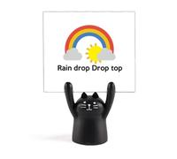 Support de mémo Hip Hop Music Keep The Real Lyrics - Motif chat noir