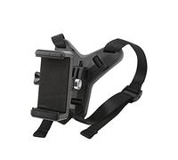 Support de Menton Avant Universel pour Casque de Moto : Support de Téléphone Léger Antidérapant et Support de Caméra (Black)