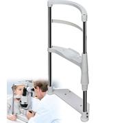 Support De Menton De Levage D'OptoméTrie Repose réglable pour instruments optiques, support frontal d'entraînement, levage d'optométrie, distance de levage de 0 à 95 mm, support frontal, mat