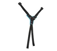 Support de Menton pour Casque de Moto, Sangle Réglable, Support de Caméra Hero 7 6 5 Ride (Bleu)