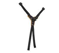 Support de Menton pour Casque de Moto, Sangle Réglable, Support de Caméra Hero 7 6 5 Ride (Orange)