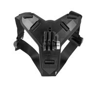 Support de mentonnière for Casque, Compatible avec GoPro et Insta360, Support for caméra d'action(Black Color)