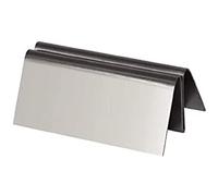 Support de menu en acier inoxydable pour restaurant commercial 30 x 80 x 50 mm