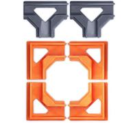 Support de menuisier 4xL 2xT, trous BLUM pour plaque de montage 18mm, pince d'angle, tendeur d'angle, travail du bois