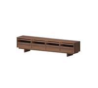 Support de meuble TV de 210 cm - En noyer - Petit meuble de rangement pour maison - Convient pour les hôtels et les salles de réunion - Centre de divertissement - Meuble de télévision