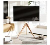 Support de Meuble TV, trépied pour écran Plat LCD LED de 32 à 65 Pouces, pivotant et réglable en Hauteur, supporte jusqu'à 88 LB. Support TV réglable