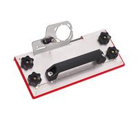 Support de meuleuse coudé de type 100 - Support de coupe à chanfreiner coudé à 45 degrés - Outil de coupe de carrelage en métal - Outil de chanfreinage en aluminium