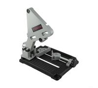 Support de meuleuse d'angle, 20 x 24 x 30 cm, support réglable avec base en fonte pour meuleuses d'angle de type 100 à 155 mm, double stabilité de roulement, pour travail des métaux d'atelier