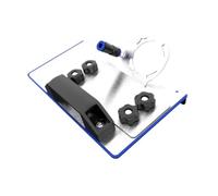 Support de meuleuse d'angle en acier inoxydable avec base épaisse flexible et multi-usage Outil de coupe pour carrelage Outil de chanfreinage pour céramique 24 x 16 x 7 cm